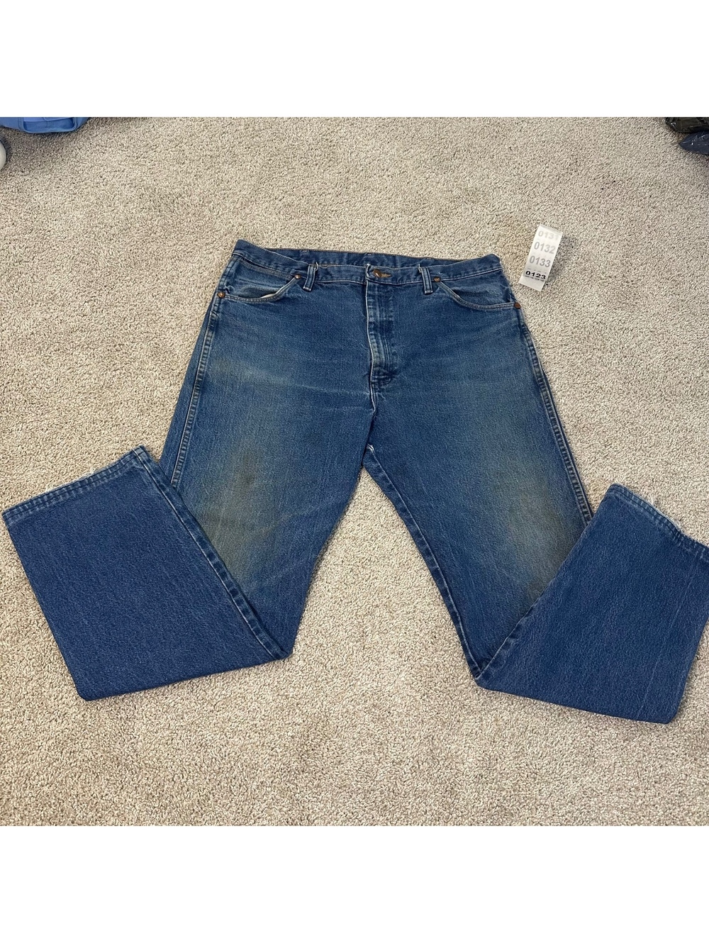 Wrangler blue jeans